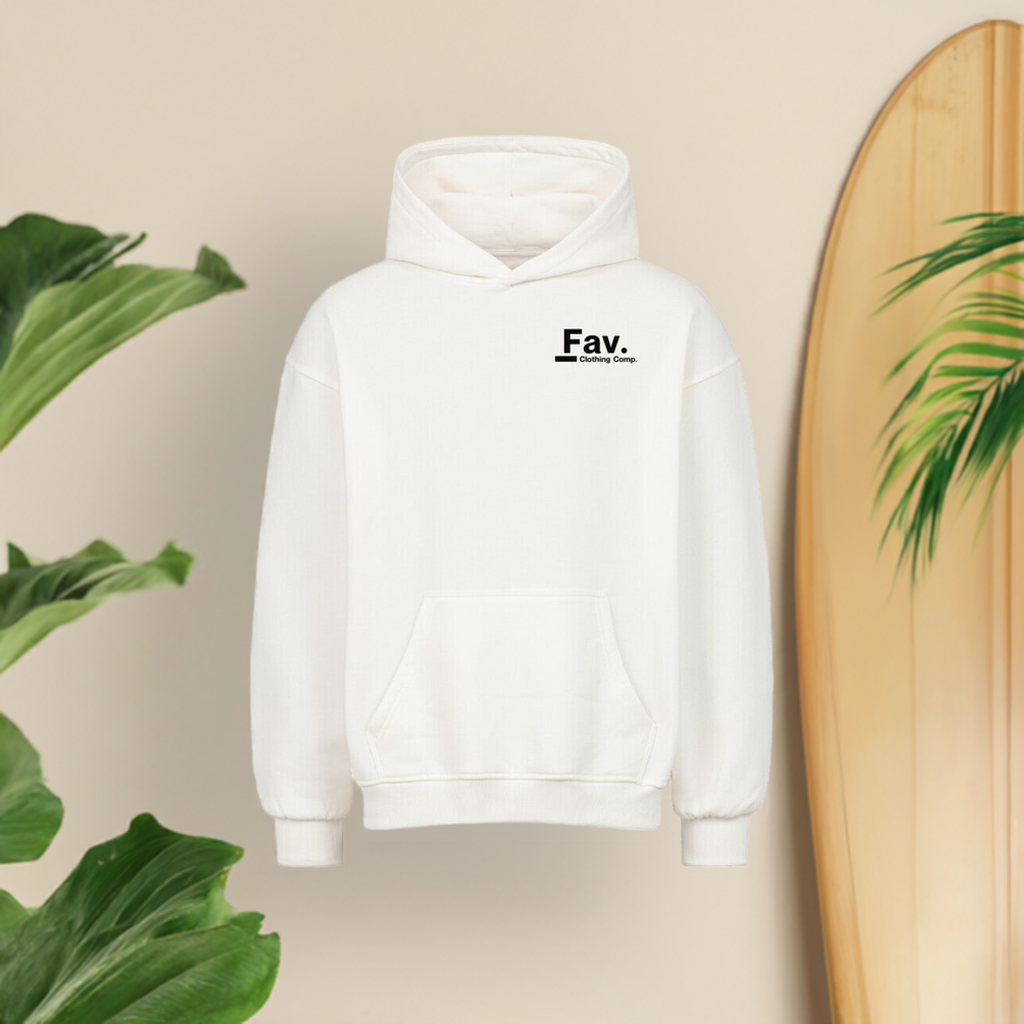 Favorite Clothing - Oversized Hoodie Weiß