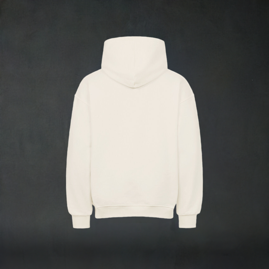 Premium Oversized Hoodie in Weiß | Urbane Eleganz trifft Komfort