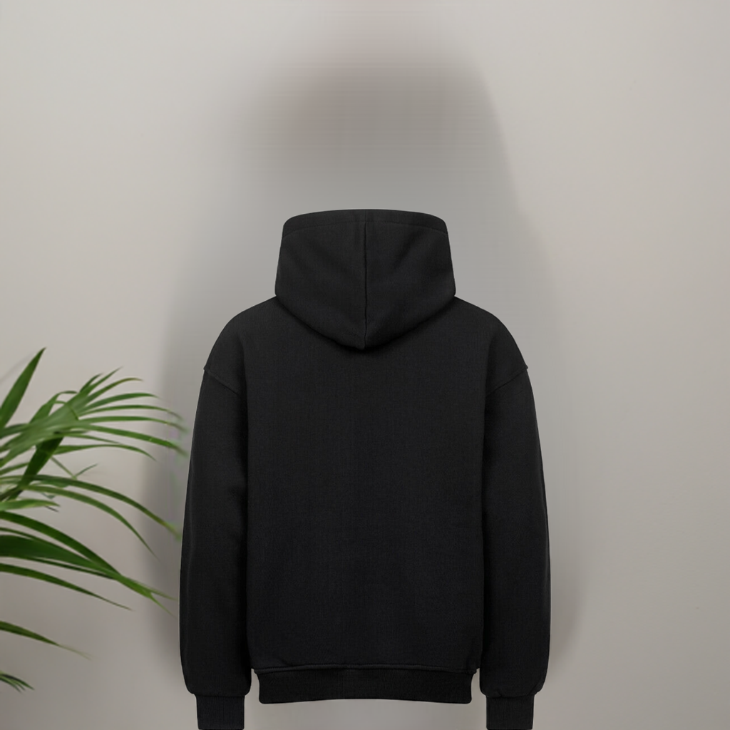 Premium Oversized Hoodie in Schwarz | Urbane Eleganz trifft Komfort