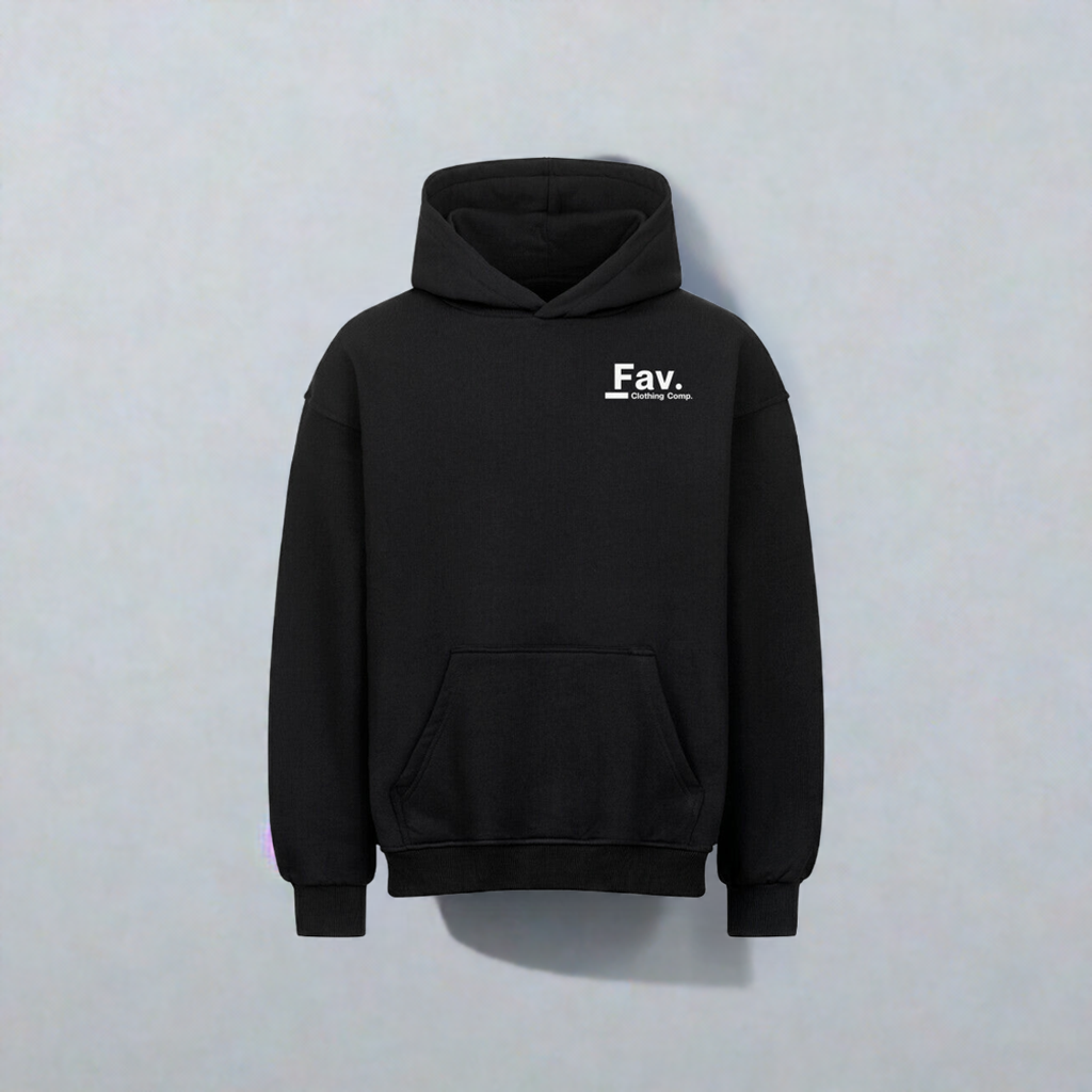 Premium Brushed Oversize Hoodie / QR