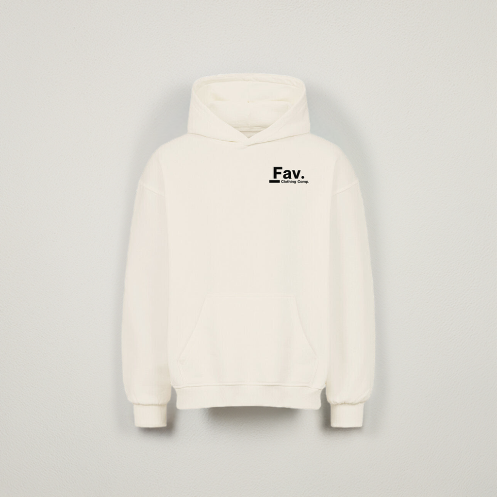 Premium Oversized Hoodie in Natural Raw | Sustainable Fashion with Character