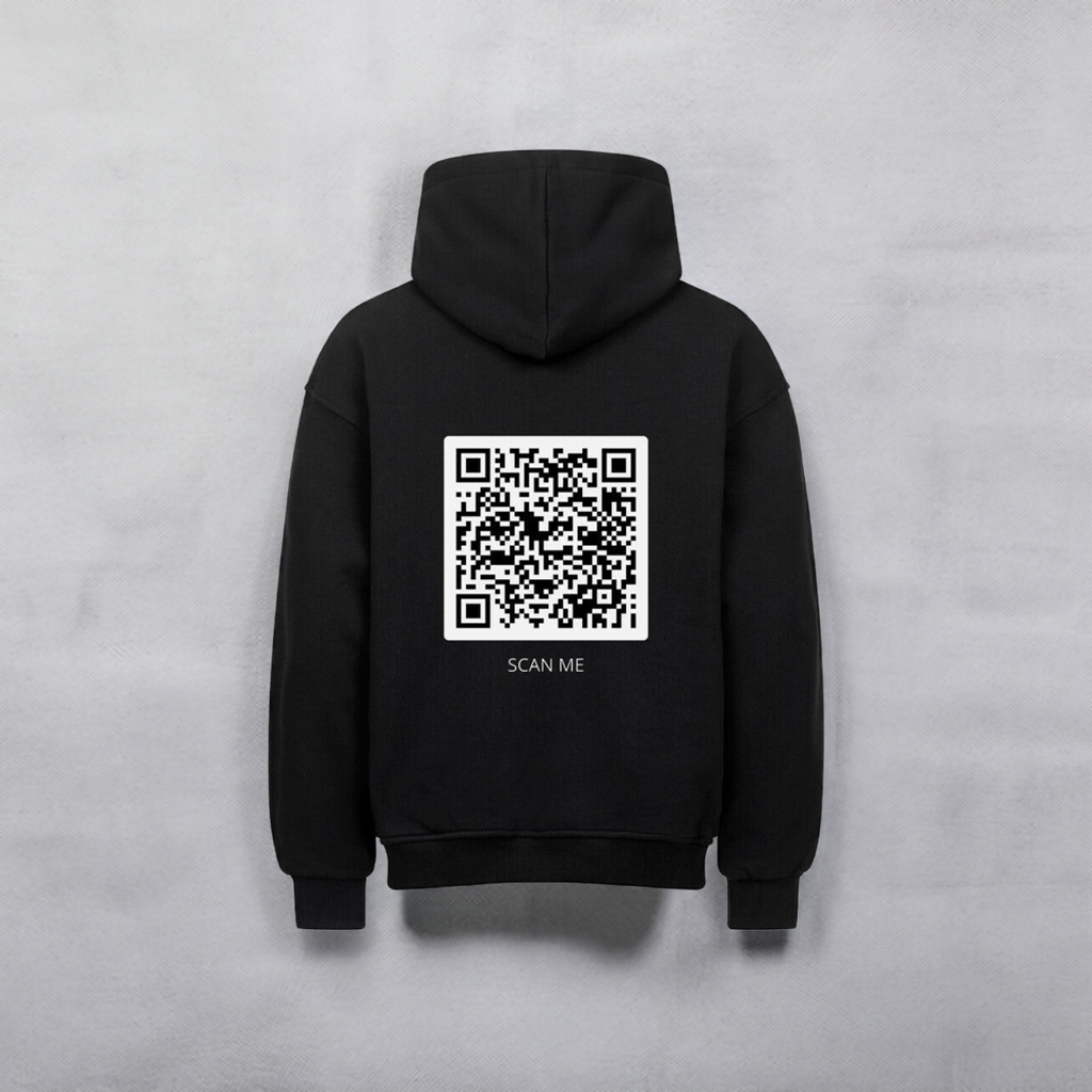 Premium Brushed Oversize Hoodie / QR